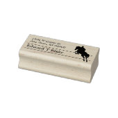 Silhouette Reitschiff Rücksendeadresse Gummistempel (Stempel)