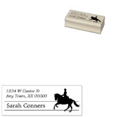 Silhouette Reittiere Rücksendeadresse Gummistempel (Stempel)