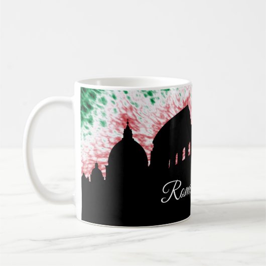 Silhouette Roms Italien Kaffeetasse (Links)