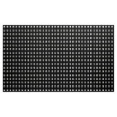 Silhouette Rose Schwarz auf Baumwolle Poly Fabric  Stoff (Yard (91,4 cm))