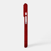 Silhouette Rotes Pferd iPhone Hülle (Linke Seite)