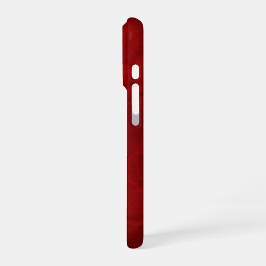 Silhouette Rotes Pferd iPhone Hülle (Linke Seite)