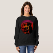 Silhouette Rottweiler Sweatshirt (Vorne ganz)