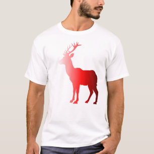Silhouette Rotwild - Gnade der Wildtiere T-Shirt