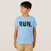 Silhouette-Run für den Runner-Marathon T-Shirt (Vorne ganz)