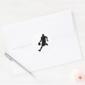 Silhouette Runder Aufkleber (Umschlag)