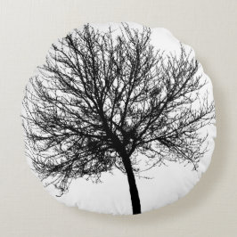 Silhouette Rundes Kissen