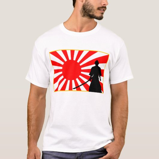 Silhouette Samurai. T-Shirt (Vorderseite)