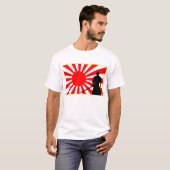 Silhouette Samurai. T-Shirt (Vorne ganz)