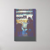 Silhouette San Marco, Venedig Leinwanddruck (Vorderseite)