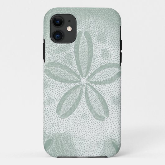 Silhouette-Sand-Dollar Case-Mate iPhone Hülle (Rückseite)