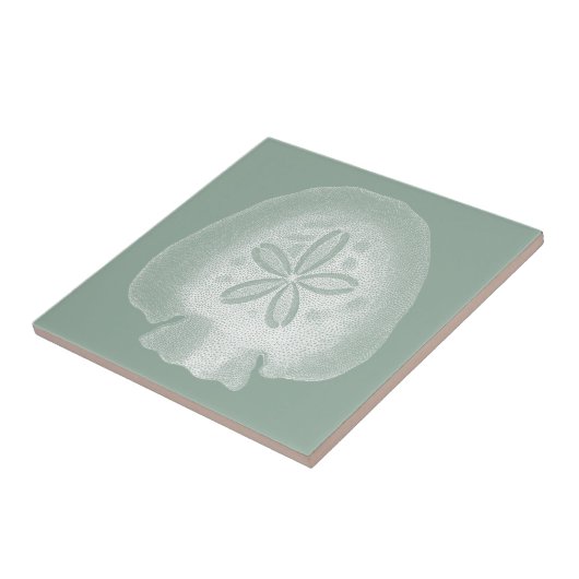 Silhouette Sand Dollar Fliese (Seite)