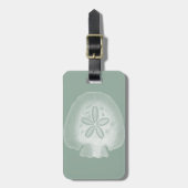 Silhouette Sand Dollar Gepäckanhänger (Vorderseite vertikal)