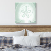 Silhouette Sand Dollar Leinwanddruck (Insitu (Schlafzimmer))
