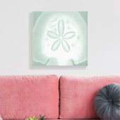 Silhouette Sand Dollar Leinwanddruck (Insitu (Wohnzimmer))