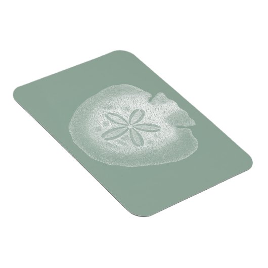 Silhouette Sand Dollar Magnet (Rechte Seite)