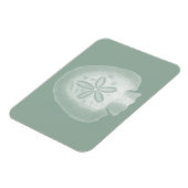 Silhouette Sand Dollar Magnet (Linke Seite)