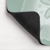 Silhouette Sand Dollar Mousepad (Ecke)