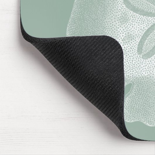 Silhouette Sand Dollar Mousepad (Ecke)