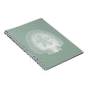 Silhouette Sand Dollar Notizblock (Rechte Seite)