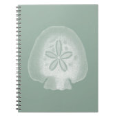 Silhouette Sand Dollar Notizblock (Vorderseite)