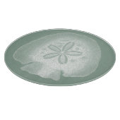 Silhouette Sand Dollar Schneidebrett (Ecke)