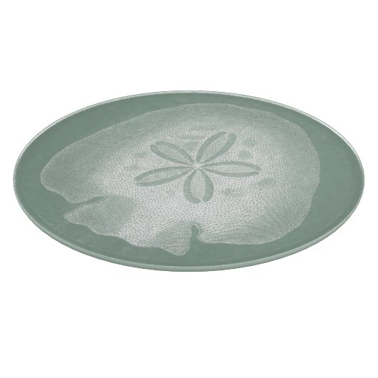 Silhouette Sand Dollar Schneidebrett (Ecke)