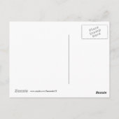 Silhouette Schipperke Postkarte (Rückseite)