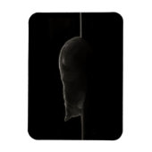 Silhouette Schlafkatze Magnet (Vertikal)