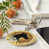 Silhouette Schlüsselanhänger (Seite)