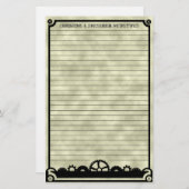 Silhouette, Schreibwaren Briefpapier (Vorne/Hinten)