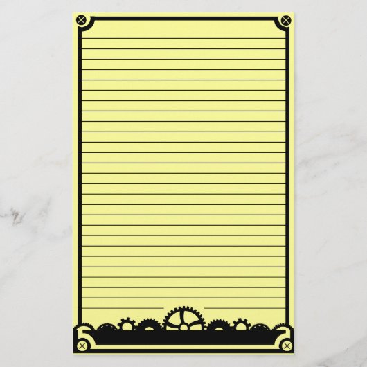 Silhouette, Schreibwaren Briefpapier (Vorderseite)