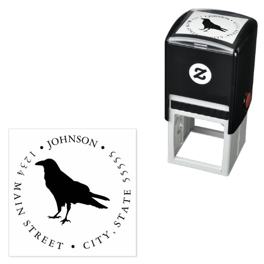 Silhouette Schwarz-Weiß-Rückgabezeichen Permastempel (Beispiel)