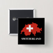 Silhouette Schweiz Button (Vorne & Hinten)