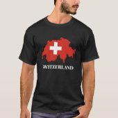 Silhouette Schweiz T-Shirt (Vorderseite)