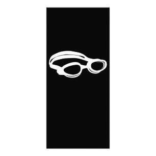 Silhouette Schwimmbad Lover Schwimmbad Gogglage So Werbekarte