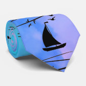 Silhouette segeln krawatte (Gerollt)