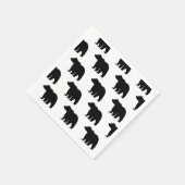 Silhouette Serviette (Ecke)