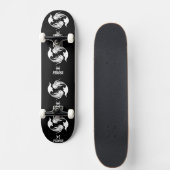 Silhouette Skateboard (Vorne)
