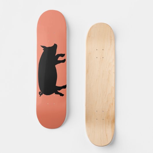 Silhouette Skateboard (Vorderseite)