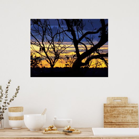 Silhouette Skyscapes Poster (Küche)