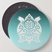 Silhouette Snapper Turtle Button (Vorne & Hinten)