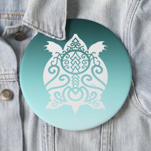 Silhouette Snapper Turtle Button (Beispiel)