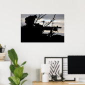 Silhouette Soldier Poster (Heimbüro)