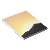 Silhouette Sonnenaufgang Notizblock (angewinkelt)