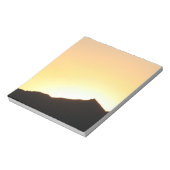 Silhouette Sonnenaufgang Notizblock (Rotiert)