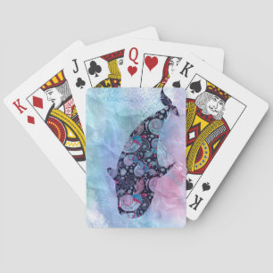 Silhouette Spielkarten