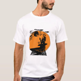 Silhouette Spuk im Haus T-Shirt
