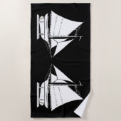 Silhouette Strandtuch (Vorderseite)