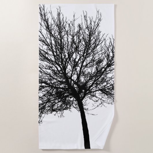 Silhouette Strandtuch (Vorderseite)